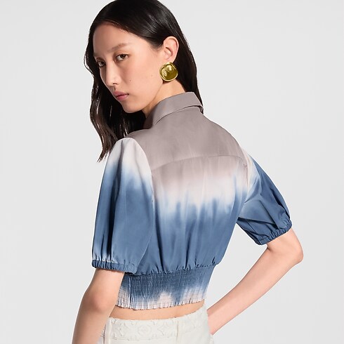 Tie Dye Smocked Blouse in Women's Ready-to-Wear Tops collections by Louis Vuitton (Product zoom)