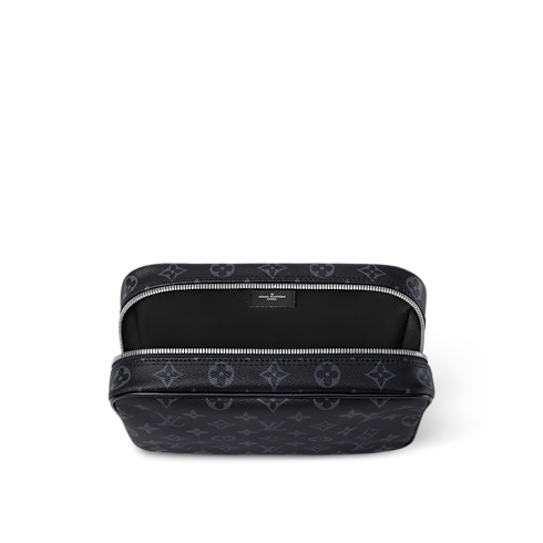 Toilet Pouch GM Monogram Eclipse Canvas in Men's Travel Travel Accessories and Organisers collections by Louis Vuitton (Product zoom)