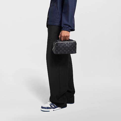 Toiletry Bag Monogram Eclipse Canvas in Men's Travel Travel Accessories and Organisers collections by Louis Vuitton (Product zoom)