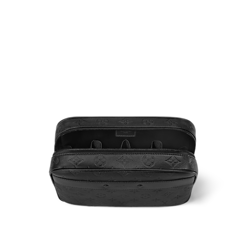 Toiletry Pouch GM Monogram Shadow Leather in Men's Travel Travel Accessories and Organisers collections by Louis Vuitton (Product zoom)