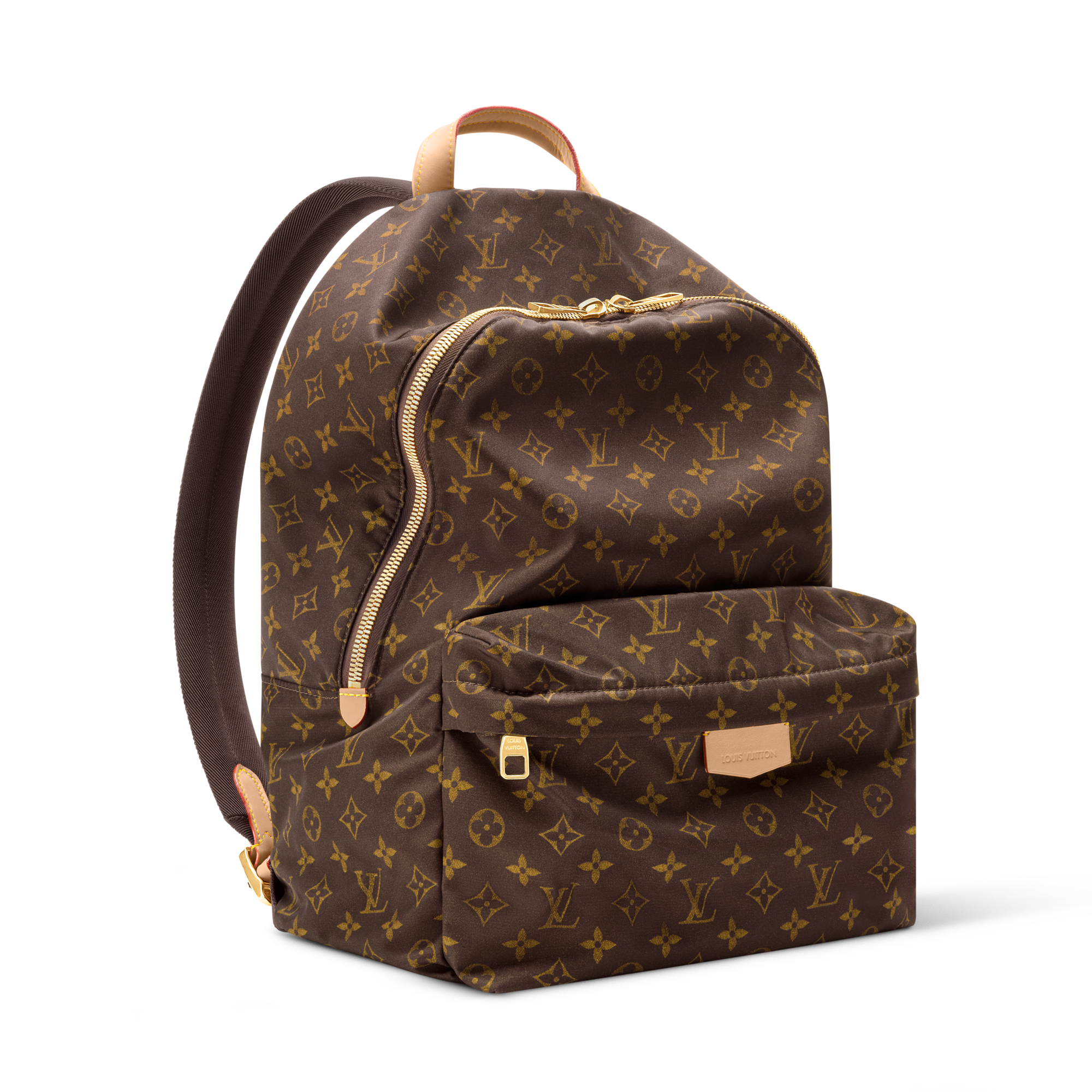 louis vuitton backpack tiger head Jungle Palm Springs PM The pairing of monogram macassar canvas with black cowhide LOUIS VUITTON Racer Backpack Black
