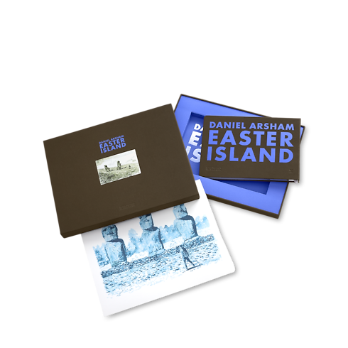 Travel Book Artists' Editions Easter Island in Trunks, Travel and Home's Library Travel Book collections by Louis Vuitton (Product zoom)