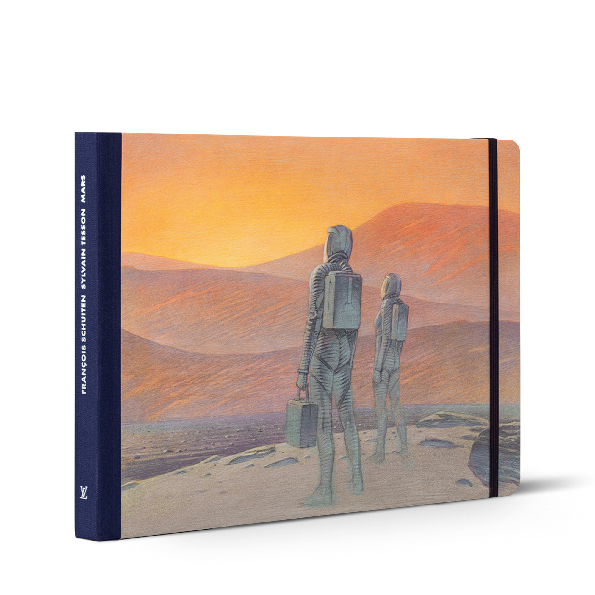 Travel Book Mars, French Version  in Trunks, Travel and Home