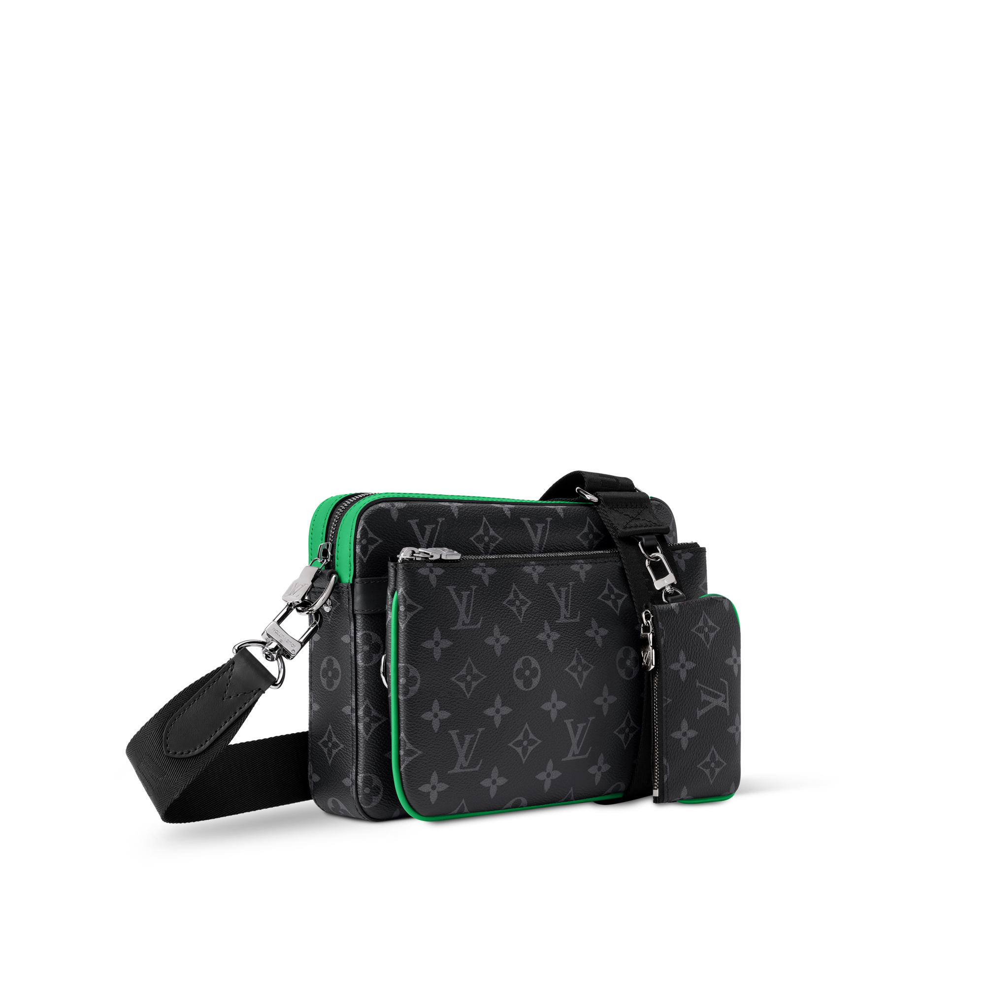 Trio Messenger Monogram Eclipse Canvas in Bags and Small Leather Goods