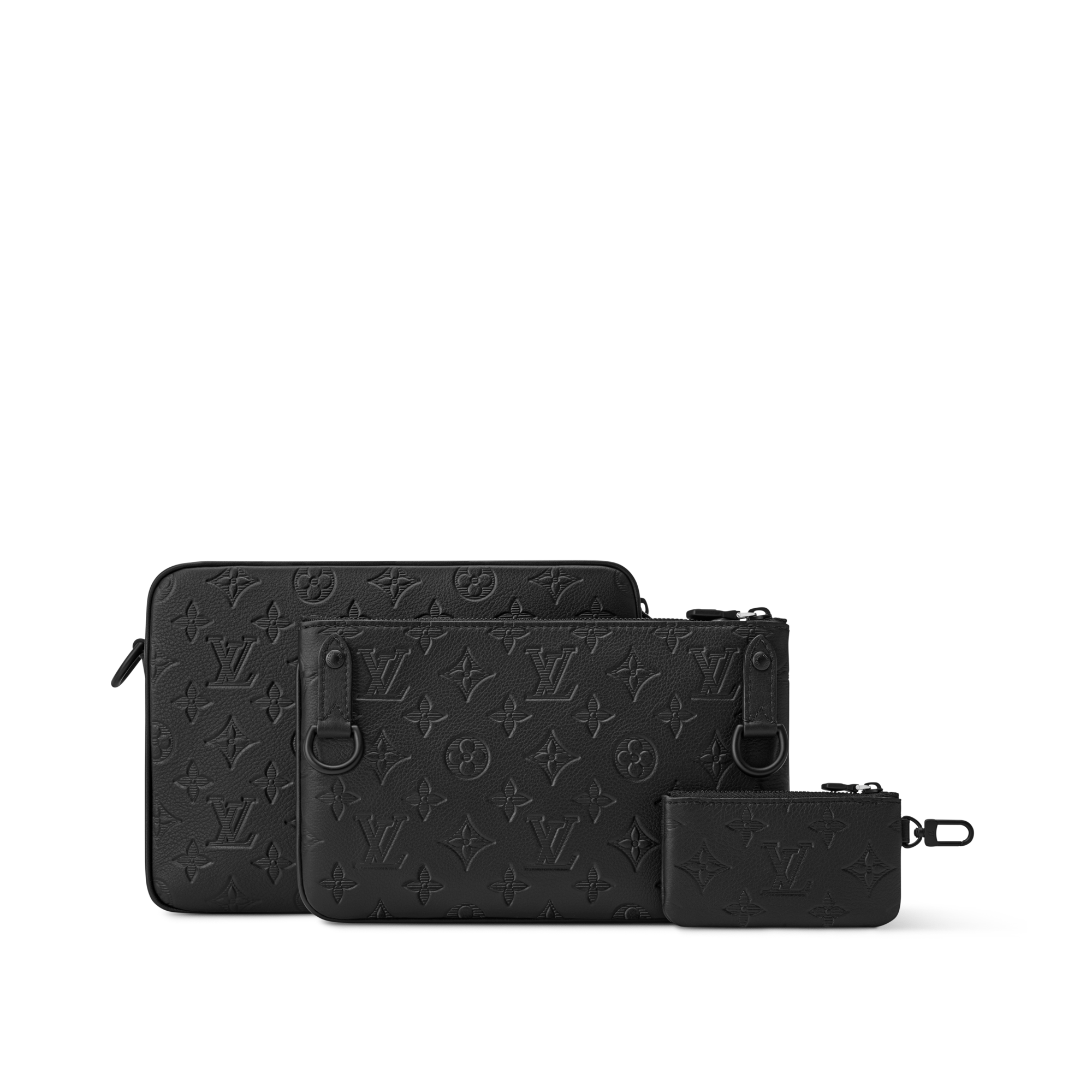 Trio Messenger Monogram Shadow in Bags and Small Leather Goods