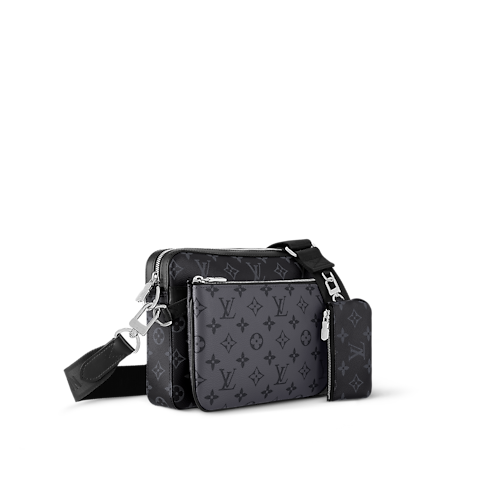 Trio Messenger Monogram Eclipse in Men's Bags All Bags collections by Louis Vuitton (Product zoom)