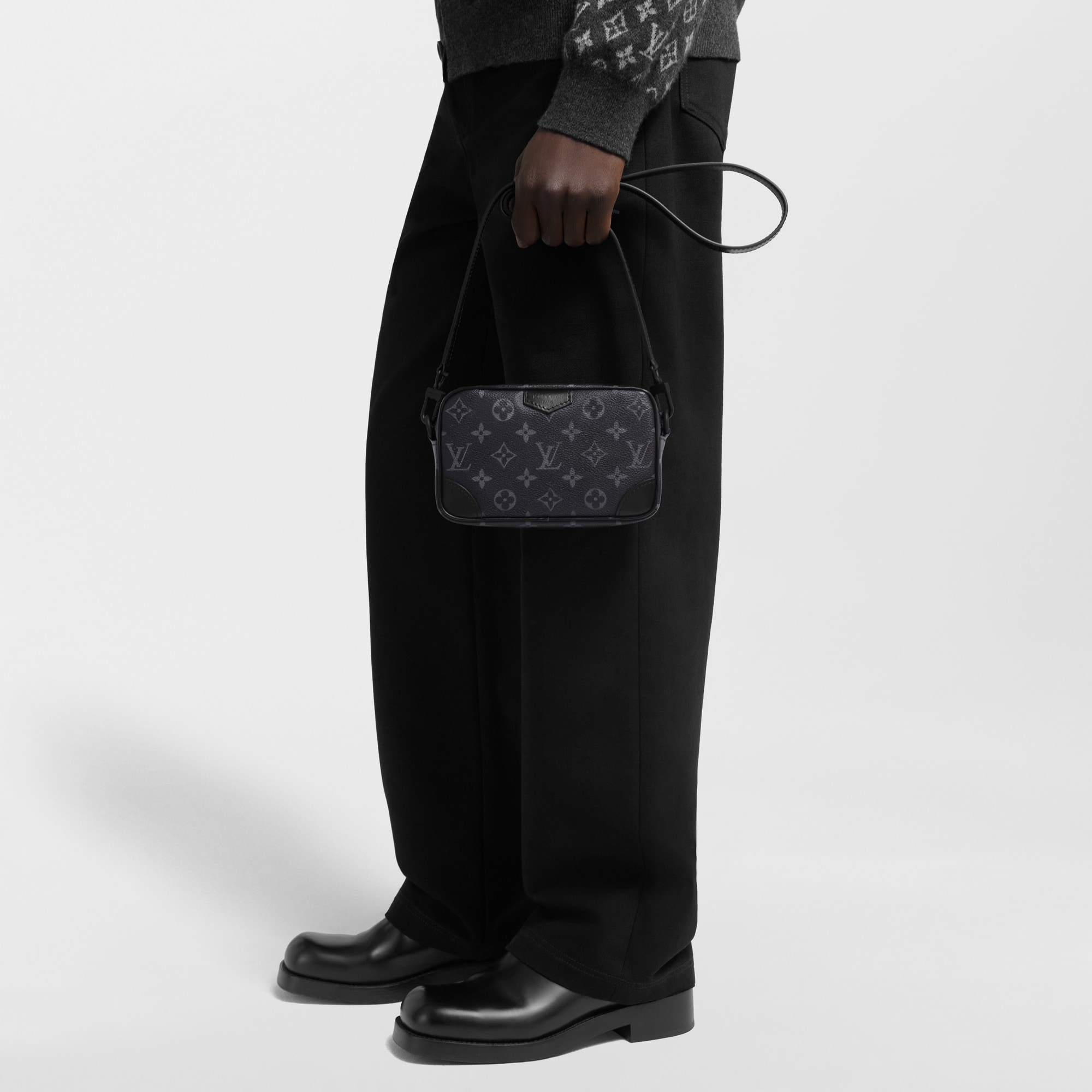 Trocadéro Wearable Wallet Monogram Eclipse Canvas in Men