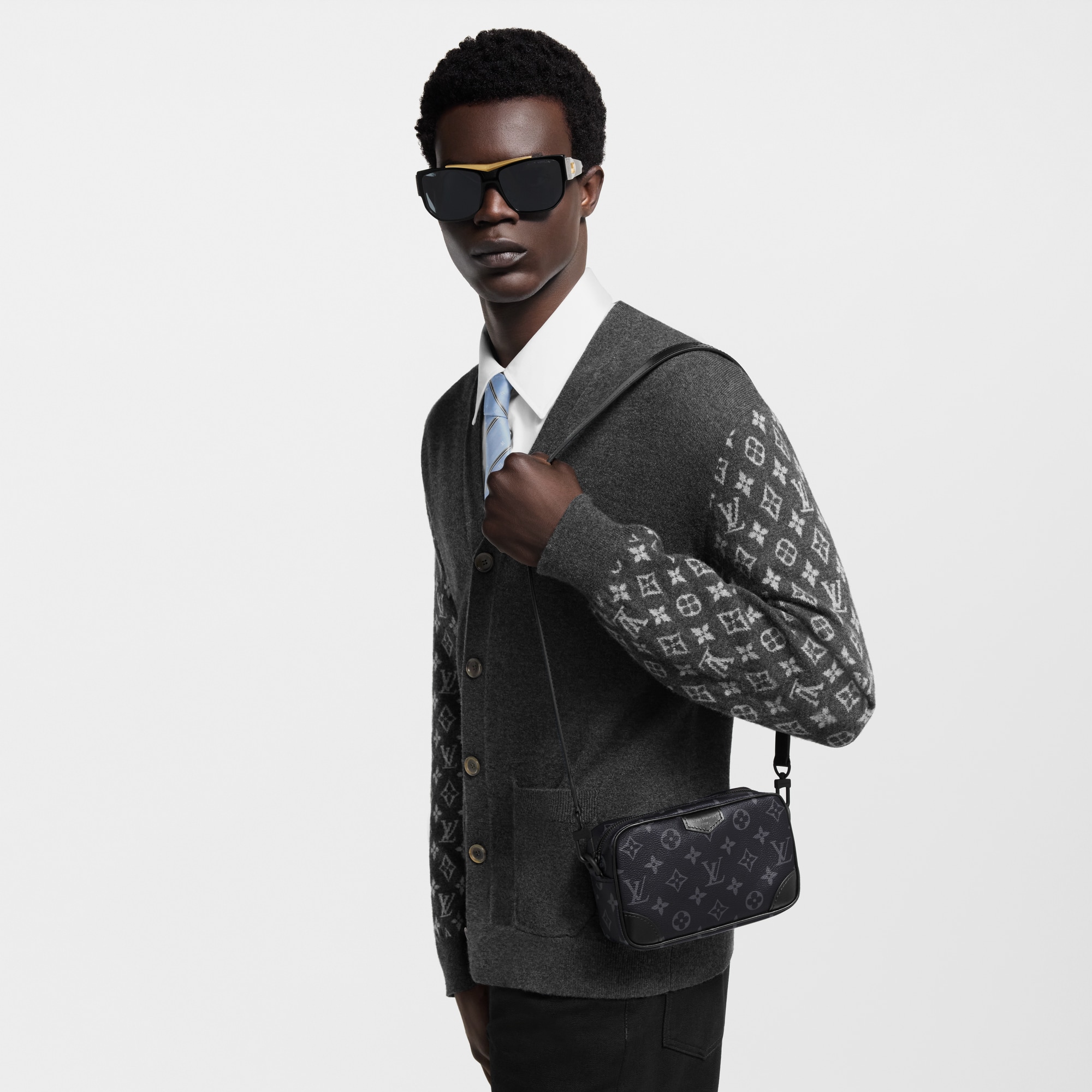Trocadéro Wearable Wallet Monogram Eclipse Canvas in Men