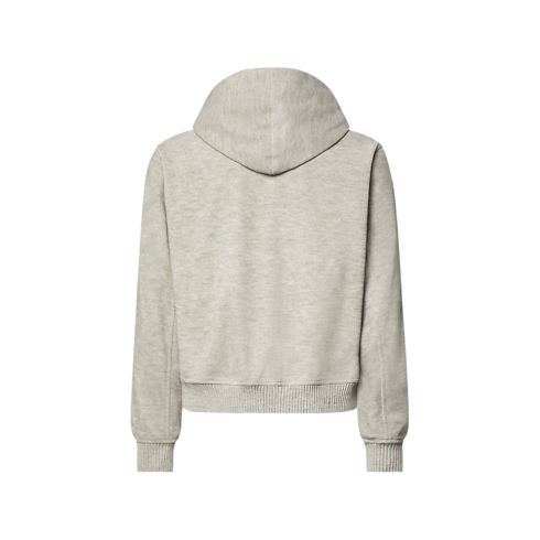 Trompe-Oeil Signature Leather Hoodie back view