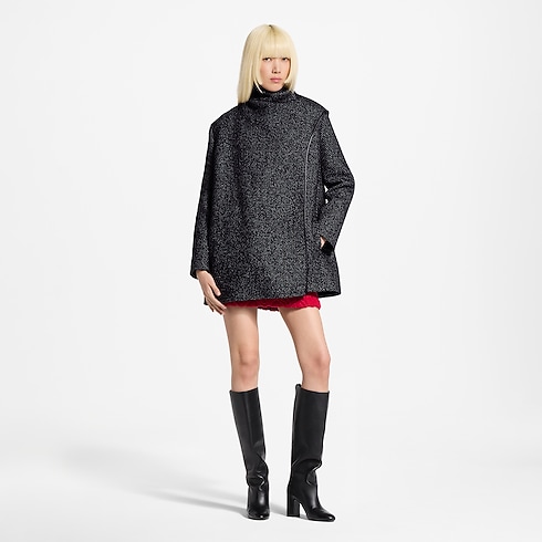 Tweed Scarf Coat in Women's Ready-to-Wear Coats and Jackets collections by Louis Vuitton (Product zoom)