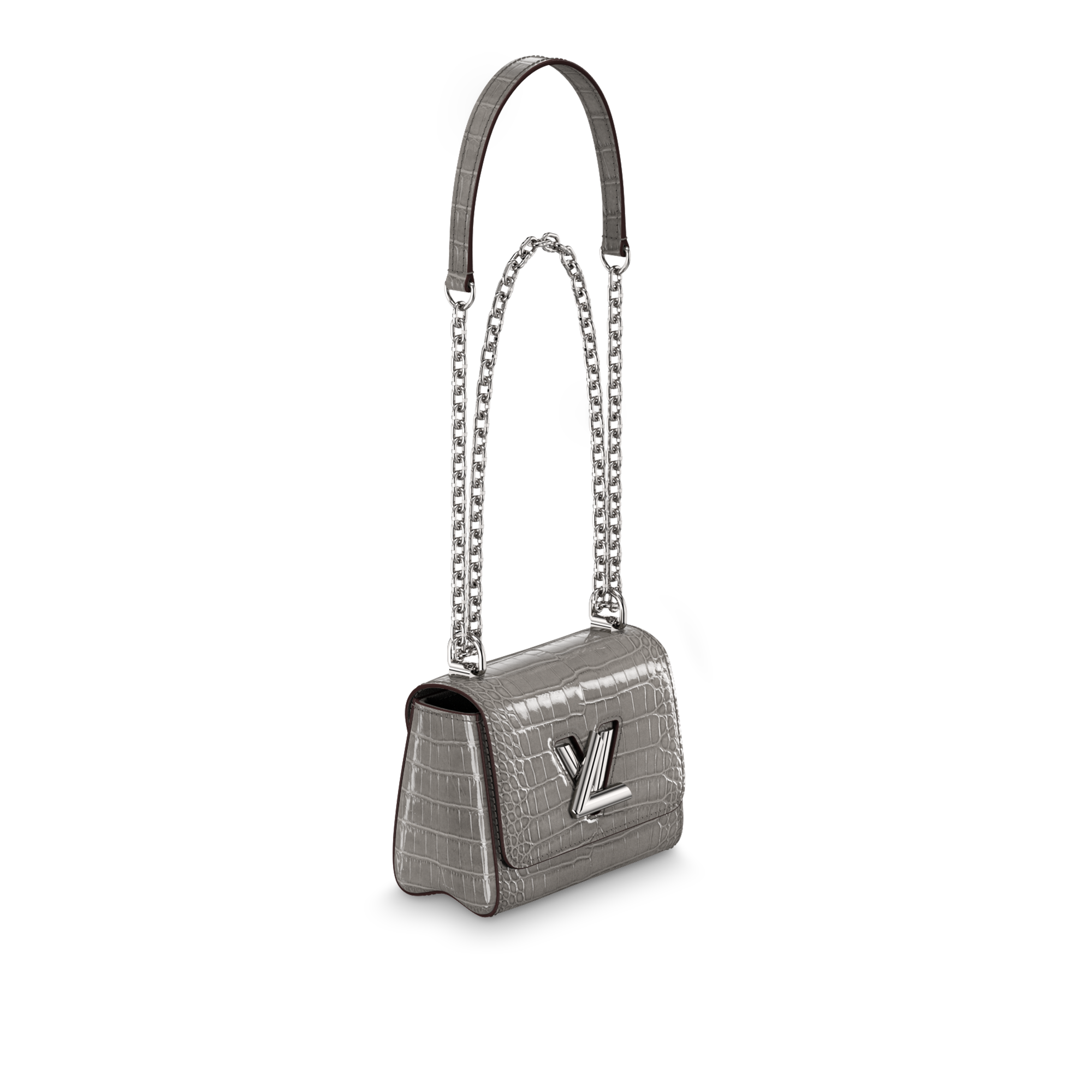 Twist Mini Bag Shiny Crocodile in Les Extraordinaires