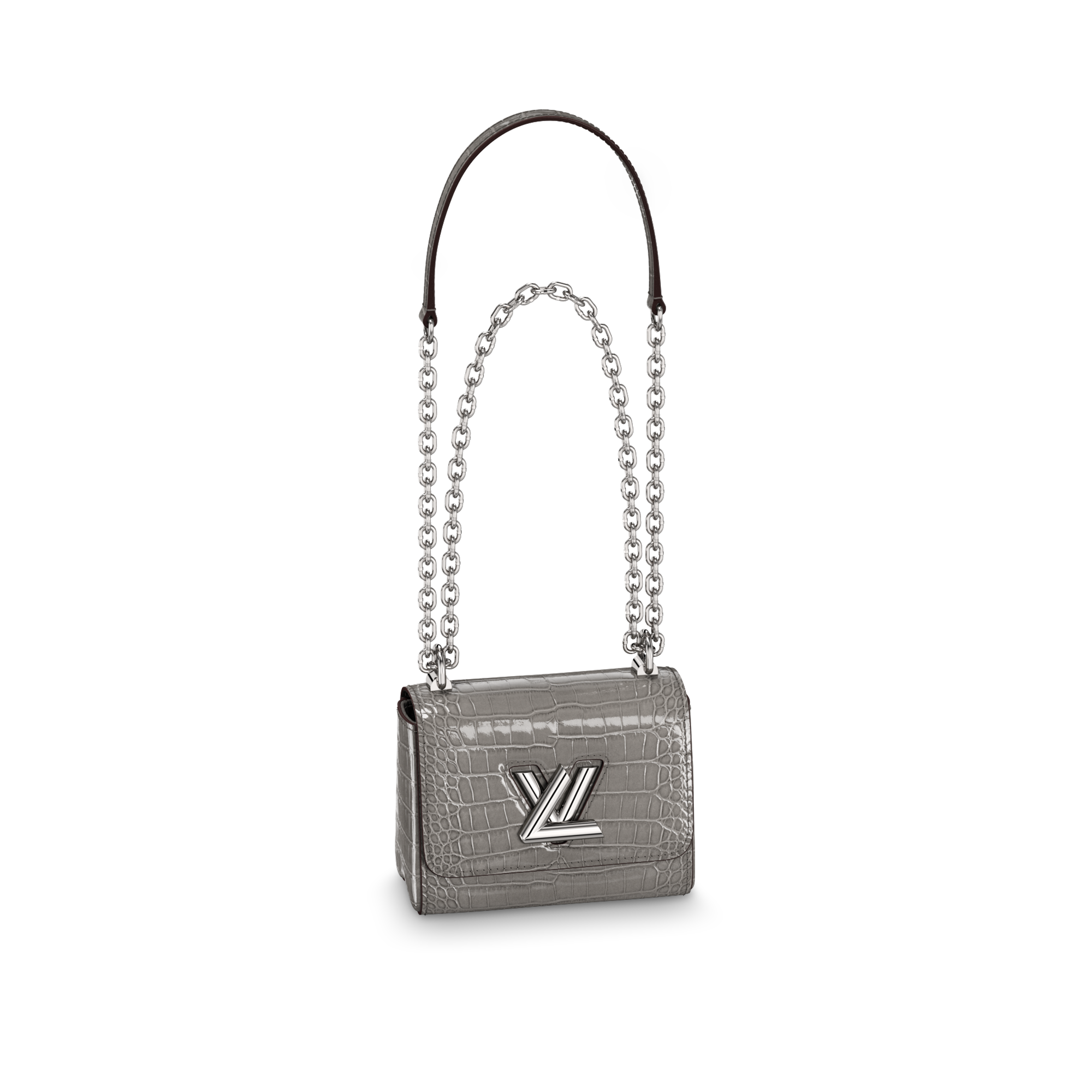 Twist Mini Bag Shiny Crocodile in Les Extraordinaires