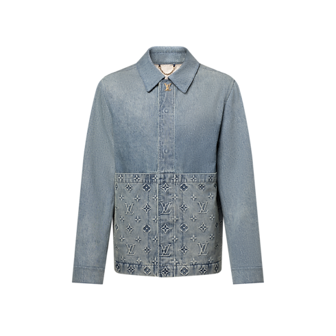Upcycled Denim Canvas Jacket in Men's Ready-to-Wear Outerwear and Coats collections by Louis Vuitton (Product zoom)