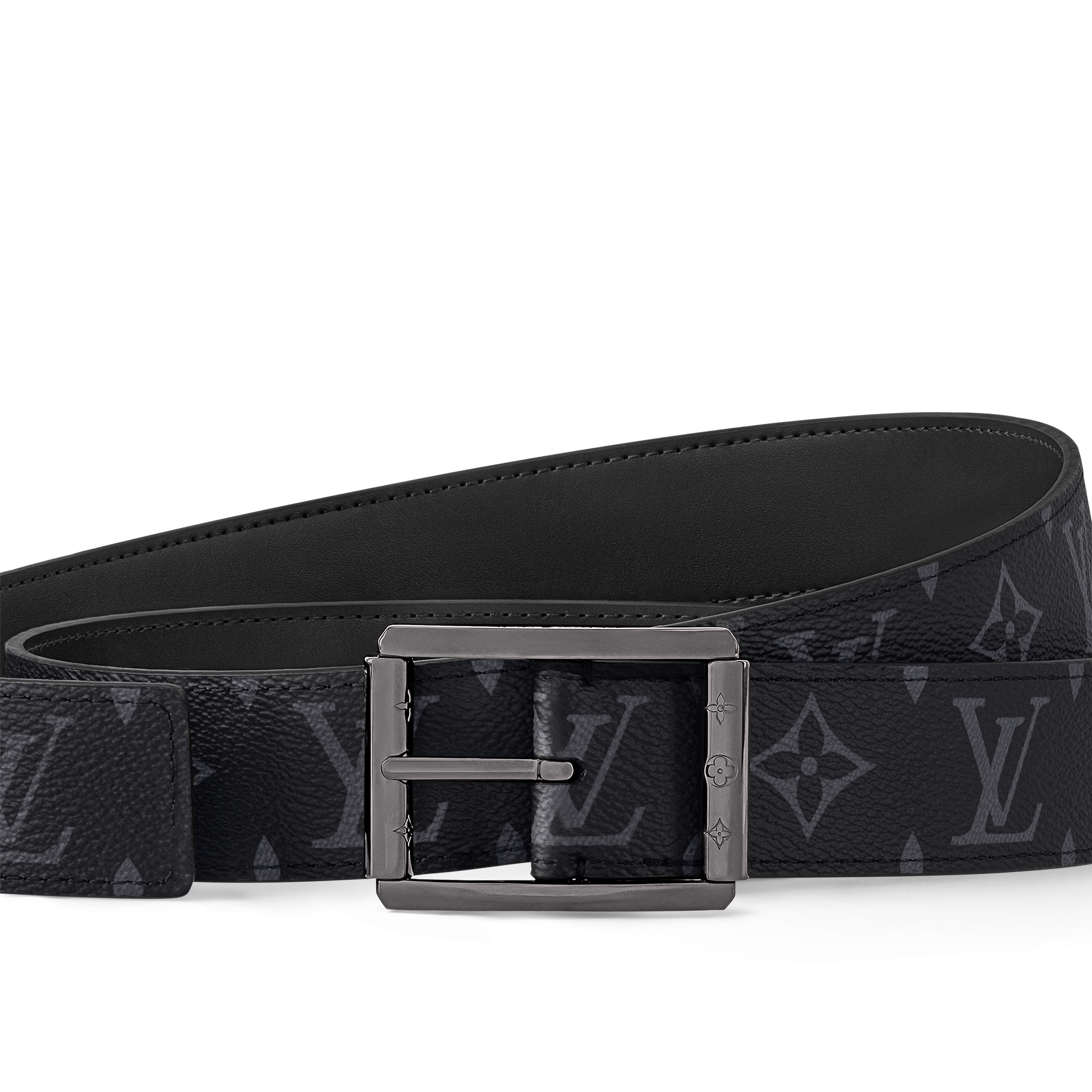 Uptown 35MM Reversible Belt Monogram Eclipse Canvas in Men