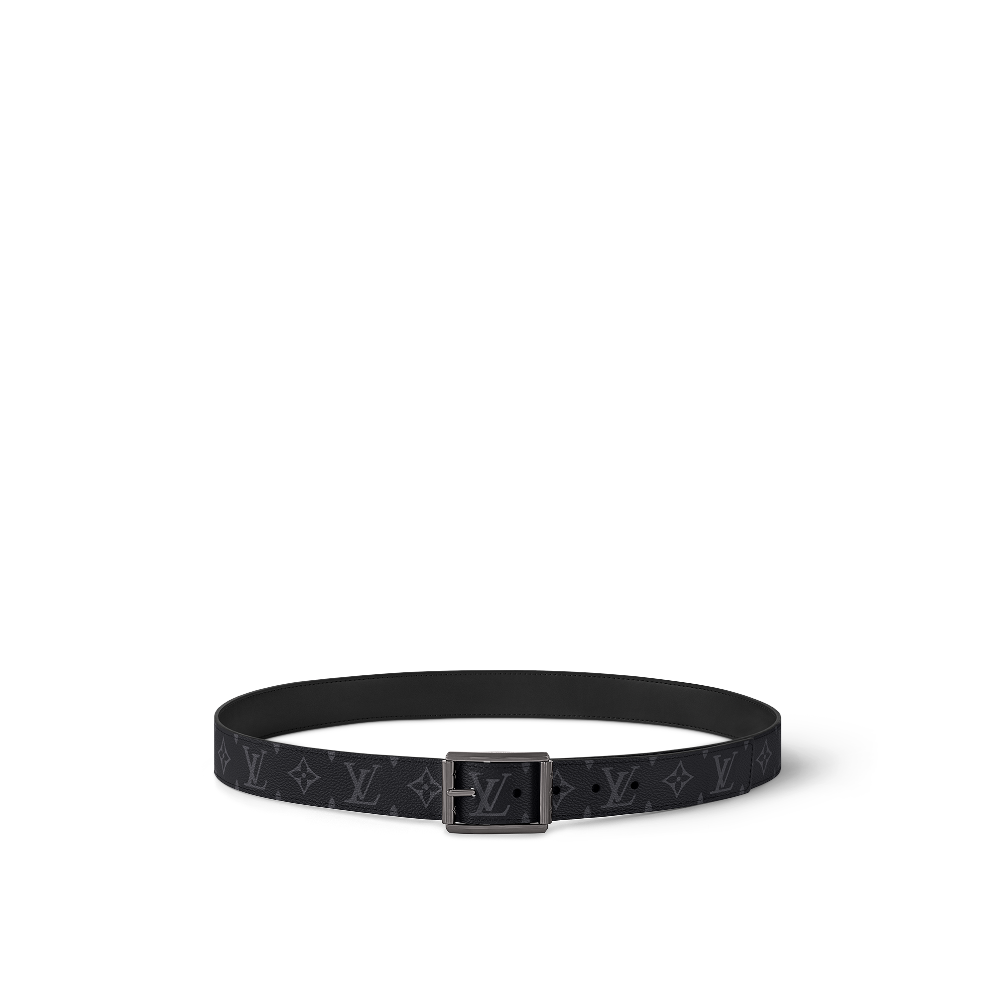 Uptown 35MM Reversible Belt Monogram Eclipse Canvas in Men