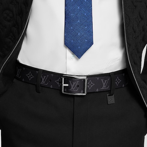 Uptown 35MM Reversible Belt Monogram Eclipse Canvas in Men's Accessories New This Season collections by Louis Vuitton (Product zoom)