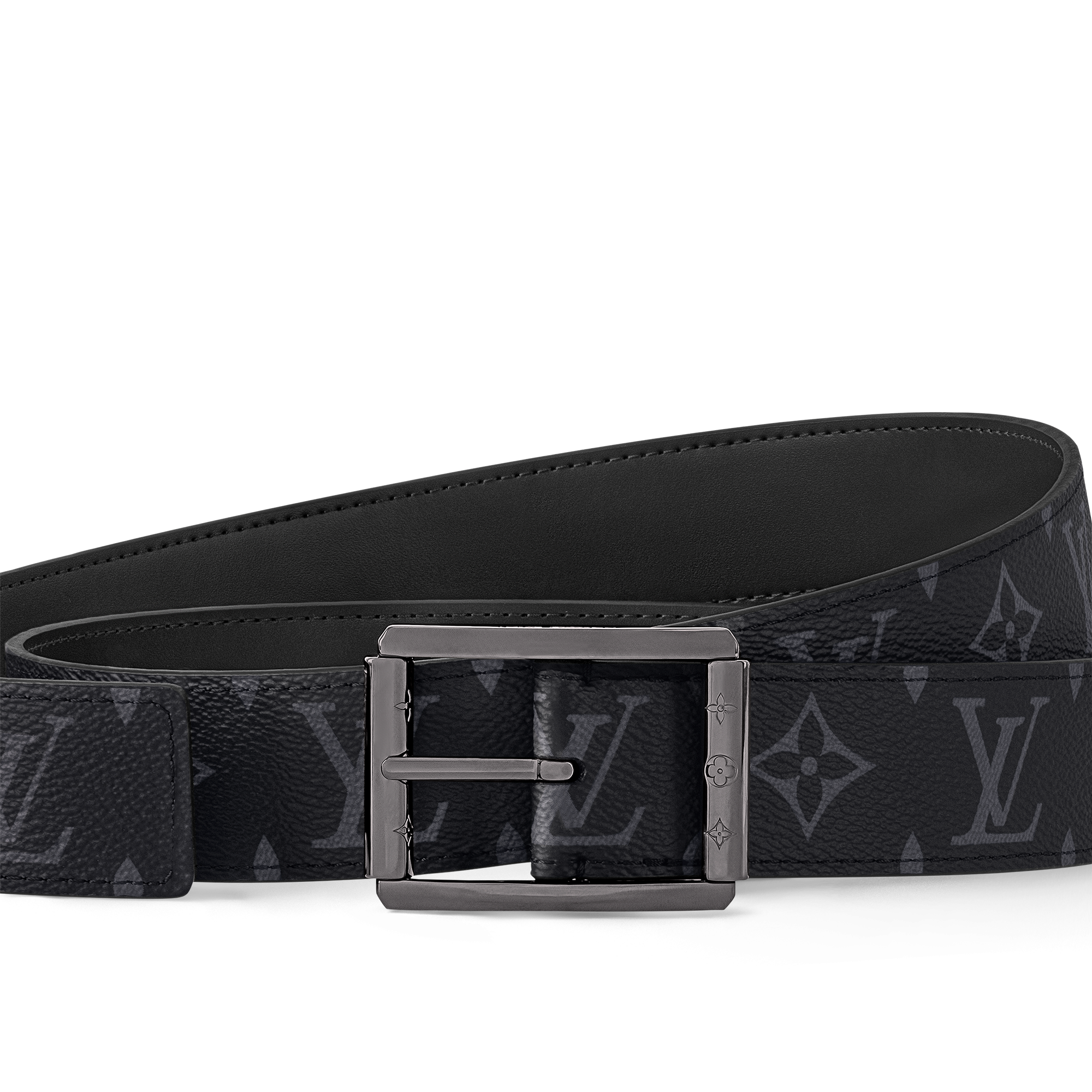 Uptown 35MM Reversible Belt Monogram Eclipse Canvas in Men