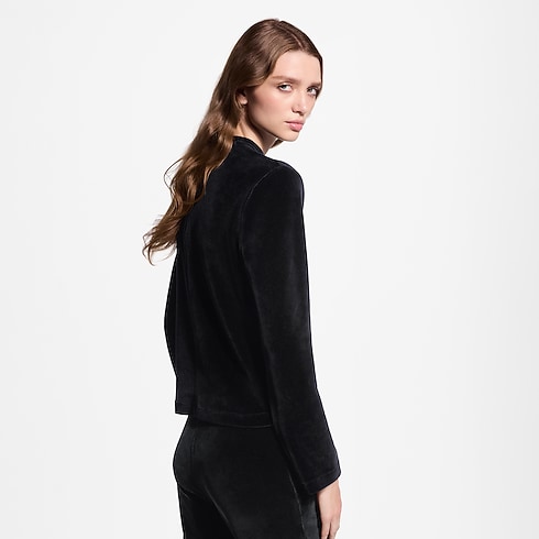 Velvet Long-Sleeved Top in Women's Ready-to-Wear Tops and Shirts collections by Louis Vuitton (Product zoom)
