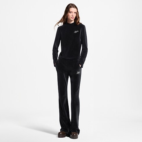 Velvet Long-Sleeved Top in Women's Ready-to-Wear Tops and Shirts collections by Louis Vuitton (Product zoom)