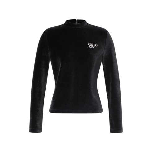 Velvet Long-Sleeved Top in Women's Ready-to-Wear Tops and Shirts collections by Louis Vuitton (Product zoom)