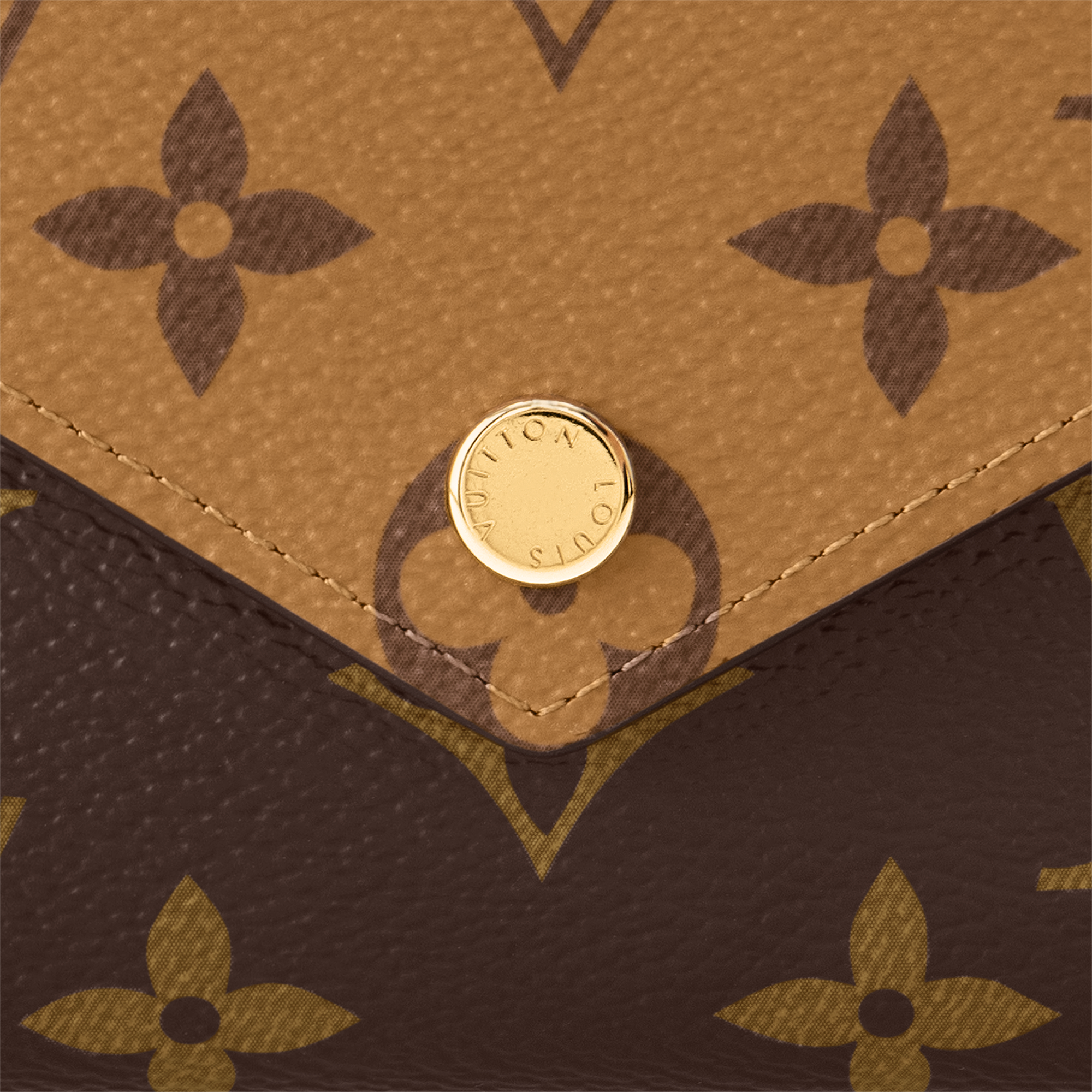 Victorine Wallet Monogram Reverse Canvas in Women