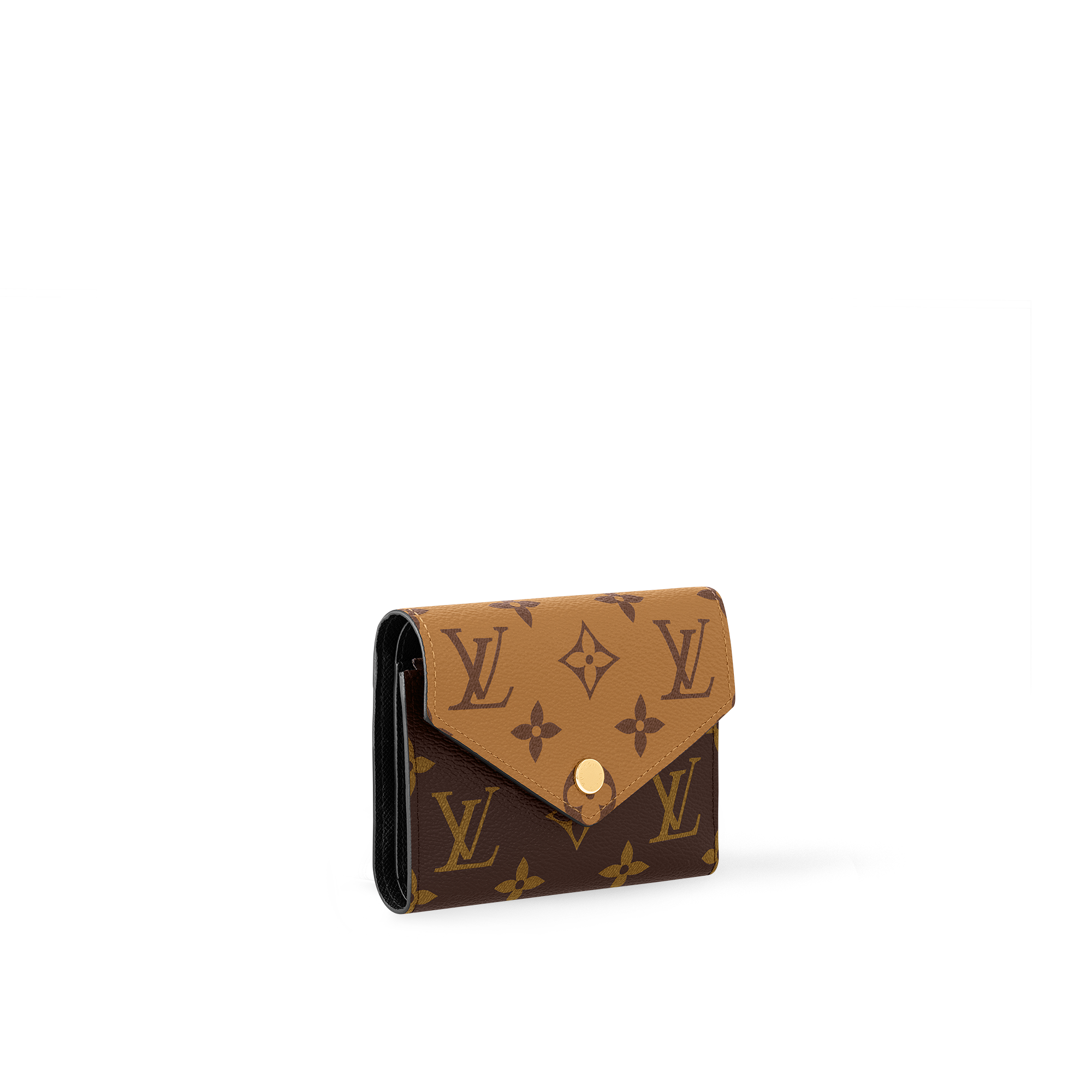Victorine Wallet Monogram Reverse Canvas in Women