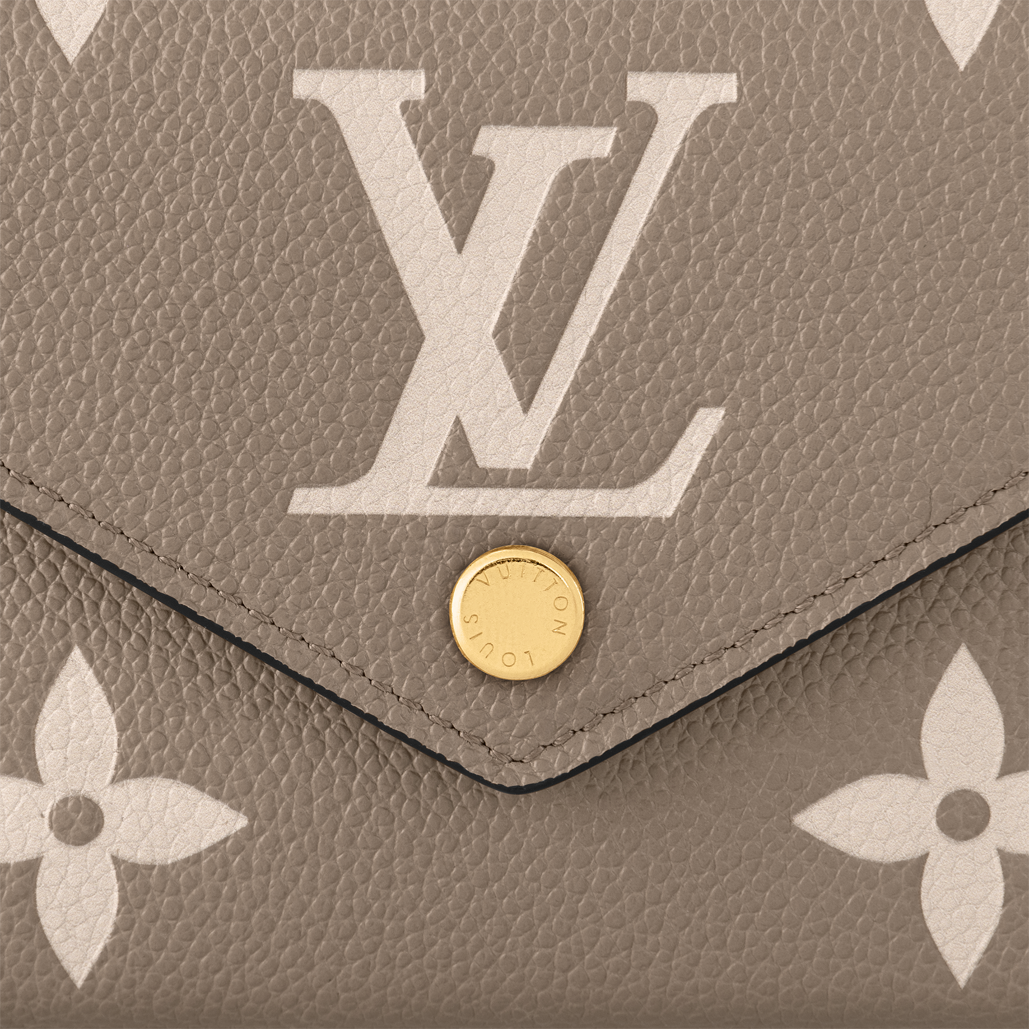 Victorine Wallet Bicolour Monogram Empreinte Leather in Women