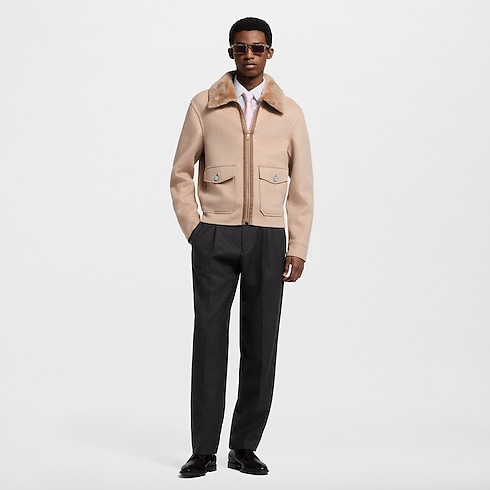 Vicuna-Cashmere Blend Double Face Blouson in Men's Ready-to-Wear Outerwear and Coats collections by Louis Vuitton (Product zoom)