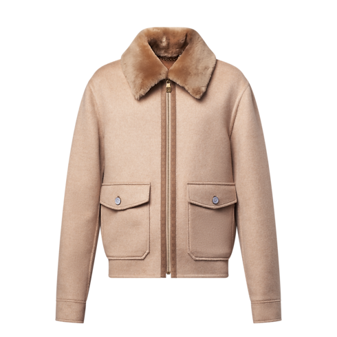 Vicuna-Cashmere Blend Double Face Blouson in Men's Ready-to-Wear Outerwear and Coats collections by Louis Vuitton (Product zoom)