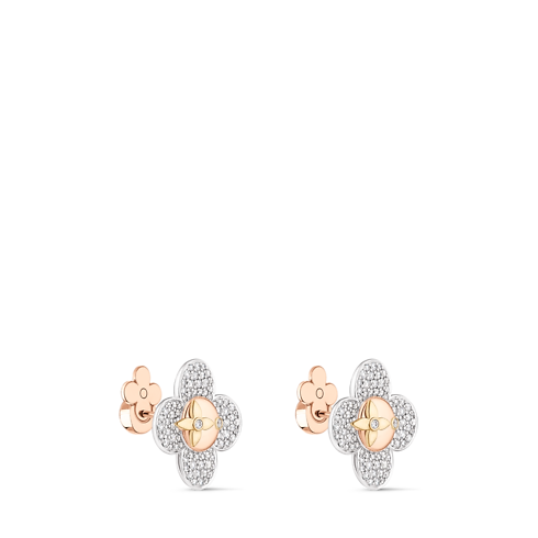 Vivienne Earrings, 3 Golds and Diamonds in Jewellery's Categories Earrings collections by Louis Vuitton (Product zoom)
