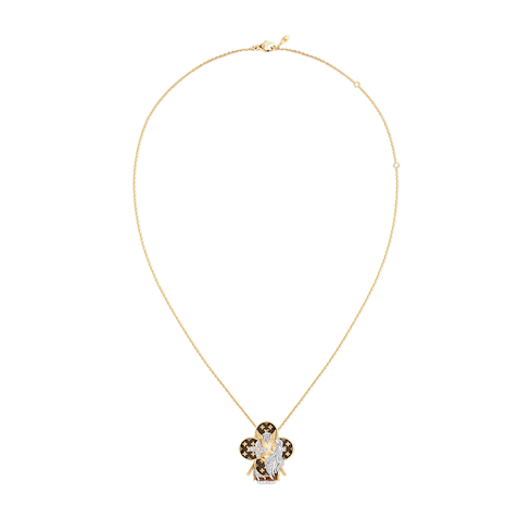 Vivienne Horse Pendant, Yellow Gold, White Gold, Lacquer & Diamonds in Les Extraordinaires's Jewellery Necklaces and Pendants collections by Louis Vuitton (Product zoom)