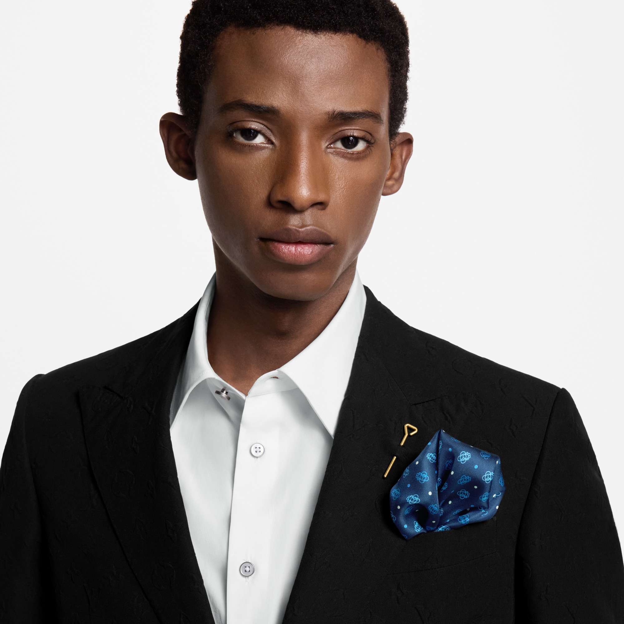 Vivienne Outline Pocket Square S00 in Men