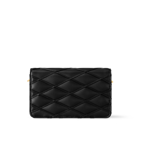Wallet On Chain GO-14 Malletage Leather in Women's Wallets and Small Leather Goods Wallets on Chain and Micro Bags collections by Louis Vuitton (Product zoom)