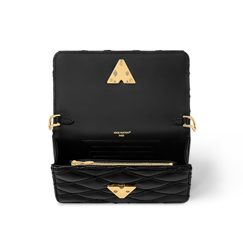 Wallet On Chain GO-14 Malletage Leather in Women's Wallets and Small Leather Goods Wallets on Chain and Micro Bags collections by Louis Vuitton (Product zoom)