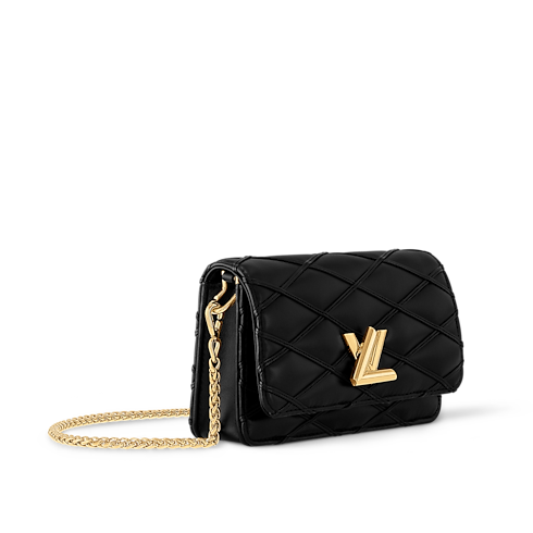 Wallet On Chain GO-14 Malletage Leather in Women's Wallets and Small Leather Goods Wallets on Chain and Micro Bags collections by Louis Vuitton (Product zoom)