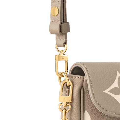 Wallet On Chain Ivy Bicolour Monogram Empreinte Leather in Women's Wallets and Small Leather Goods Wallets on Chain and Micro Bags collections by Louis Vuitton (Product zoom)