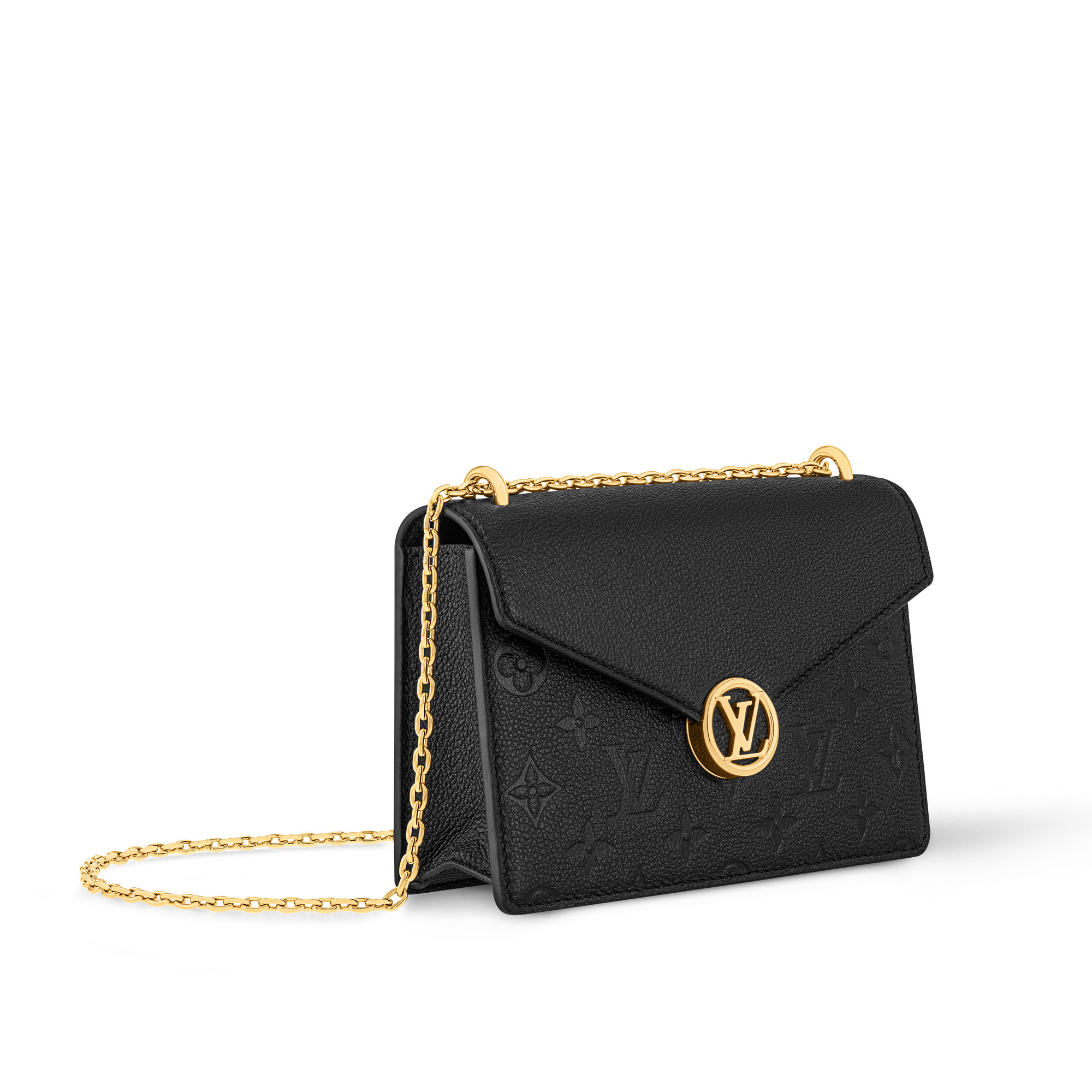 Wallet On Chain Rosy Monogram Empreinte Leather in Women