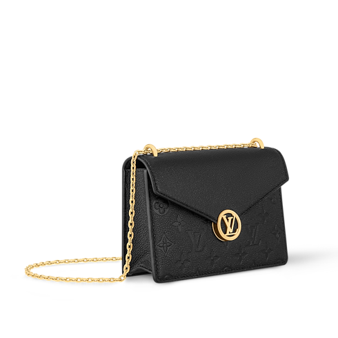 Wallet On Chain Rosy Monogram Empreinte Leather in Women's Wallets and Small Leather Goods Wallets on Chain and Micro Bags collections by Louis Vuitton (Product zoom)