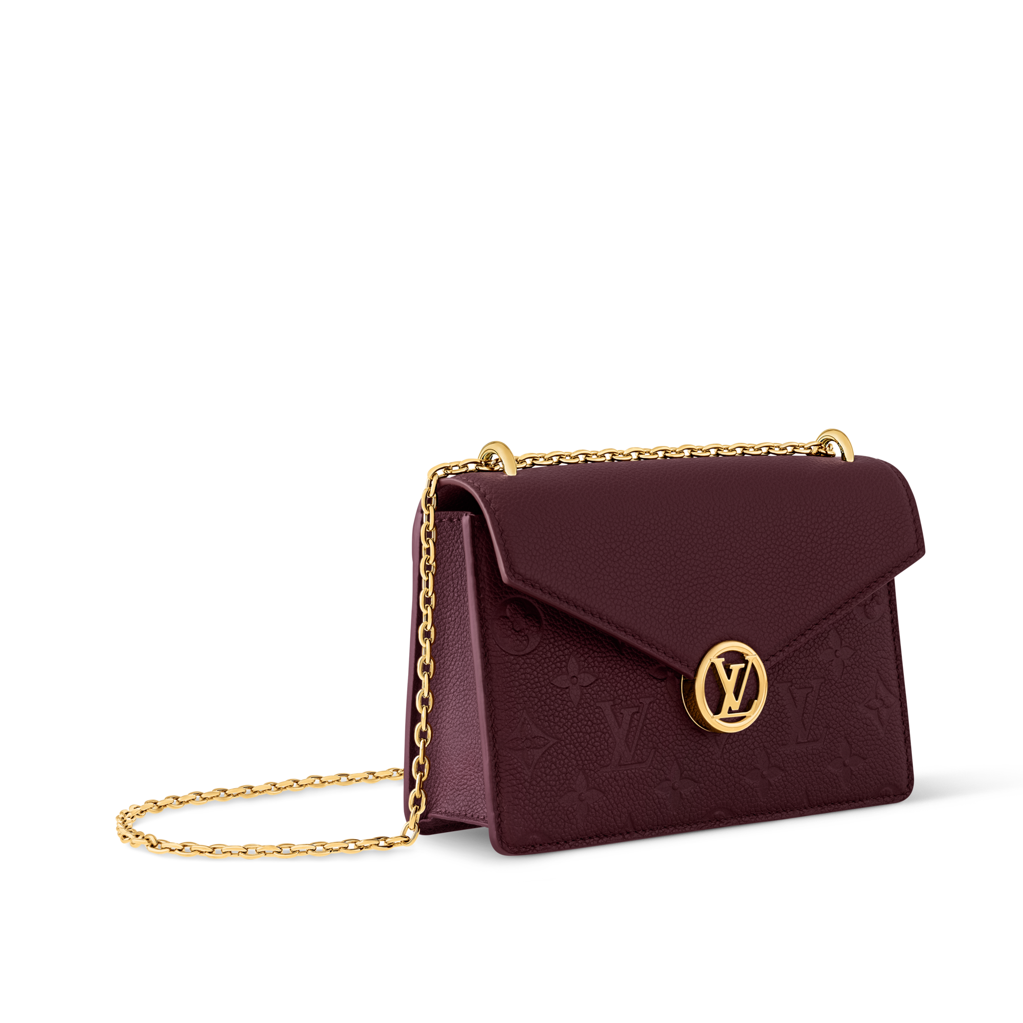 Wallet On Chain Rosy Monogram Empreinte Leather in Women