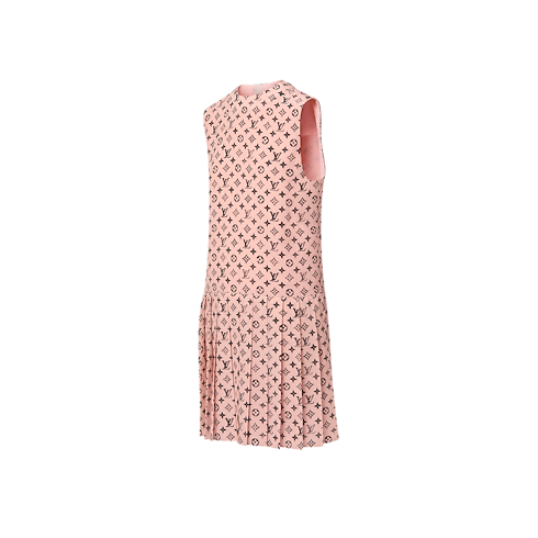 Washed Monogram Pleat Dress in Women's Ready-to-Wear Dresses collections by Louis Vuitton (Product zoom)