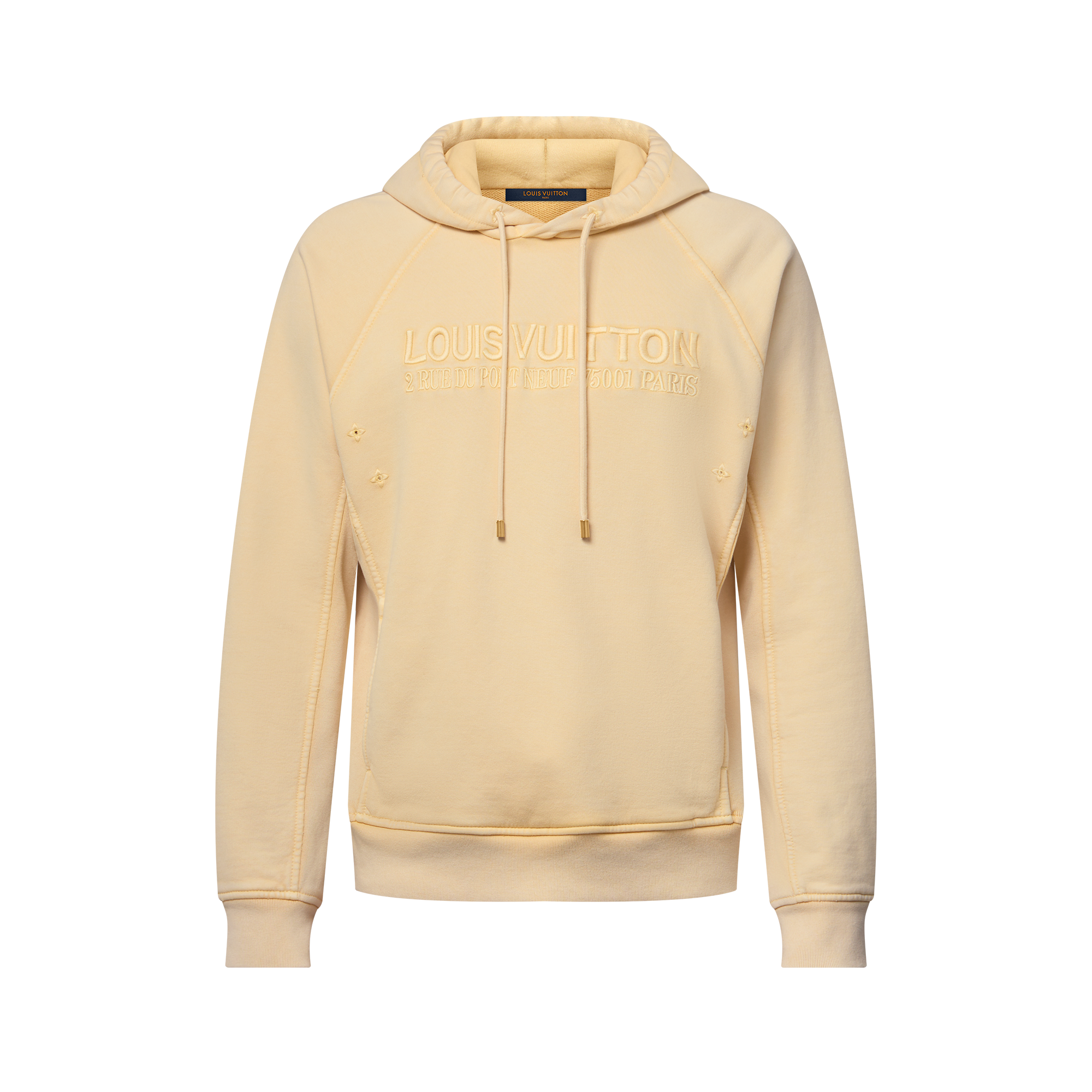 Washed Ribbed Hoodie  in Men