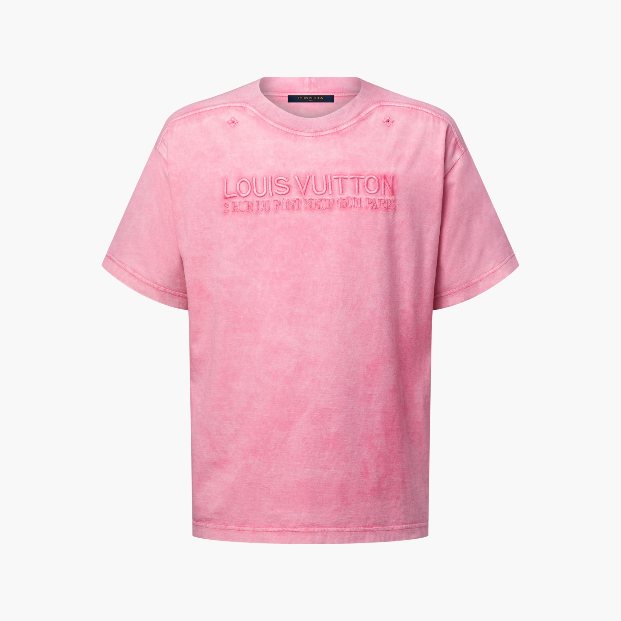 Washed Ribbed T-Shirt Ready-to-Wear 1AHWA4 LOUIS VUITTON - Main Image