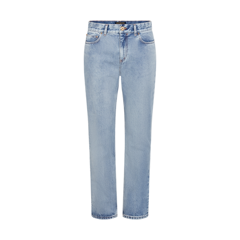Washed Slim Jeans in Men's Ready-to-Wear Trousers collections by Louis Vuitton (Product zoom)