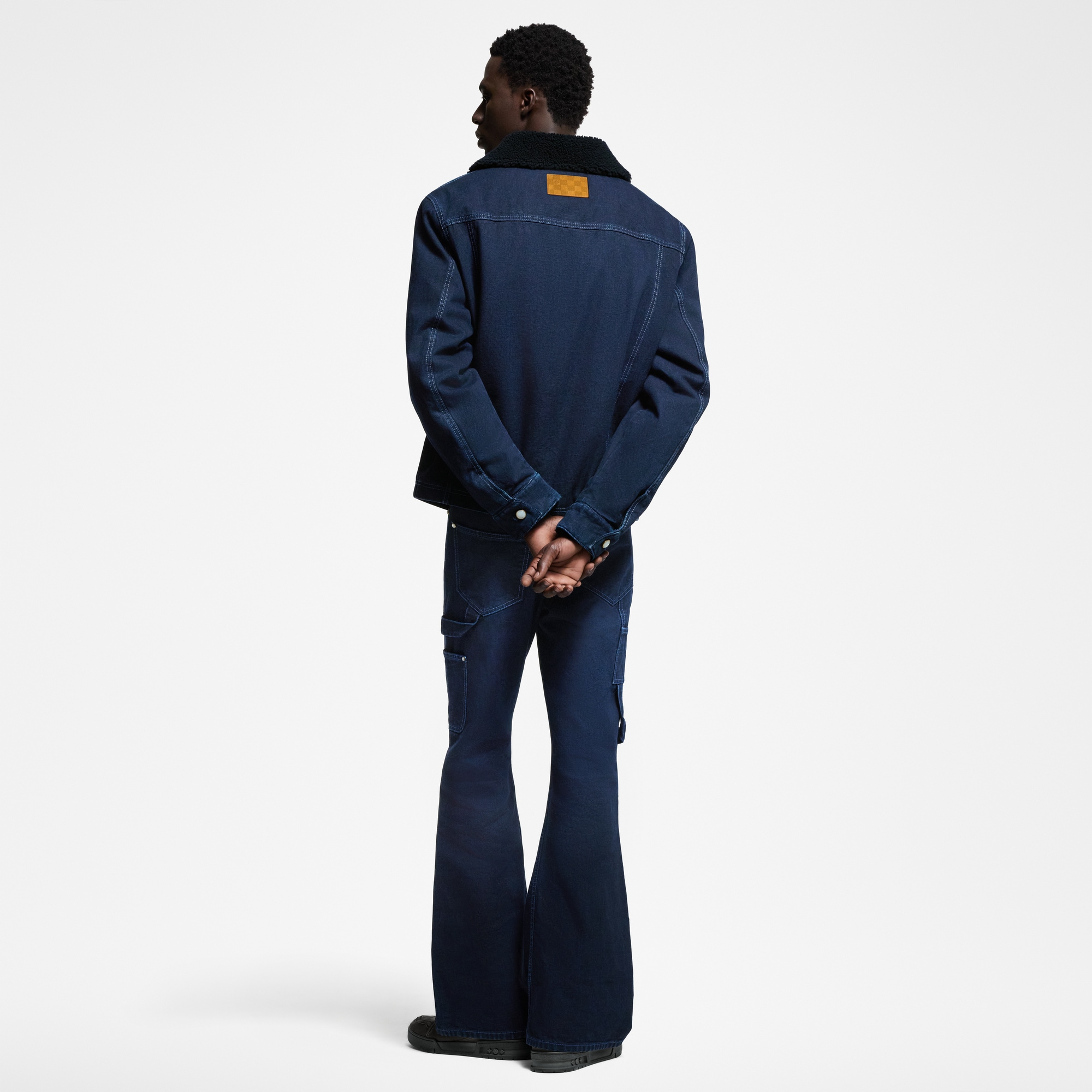 Wintery Workwear Denim Jacket  in Men