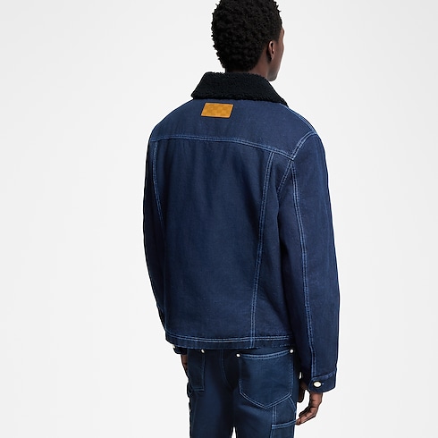 Wintery Workwear Denim Jacket in Men's Ready-to-Wear Outerwear and Coats collections by Louis Vuitton (Product zoom)