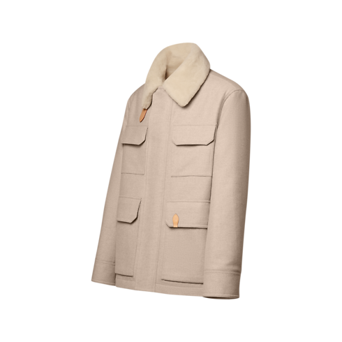 Wintry Wool Cashmere Field Parka in Men's Ready-to-Wear All Ready-to-Wear collections by Louis Vuitton (Product zoom)
