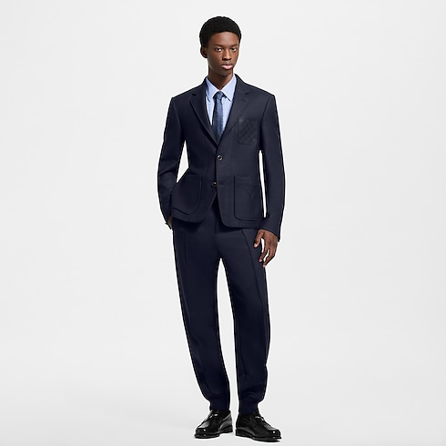 Wool-Silk Blend Jogging Pants in Men's Ready-to-Wear Trousers collections by Louis Vuitton (Product zoom)