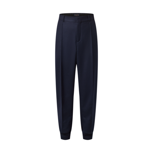 Wool-Silk Blend Jogging Pants in Men's Ready-to-Wear Trousers collections by Louis Vuitton (Product zoom)