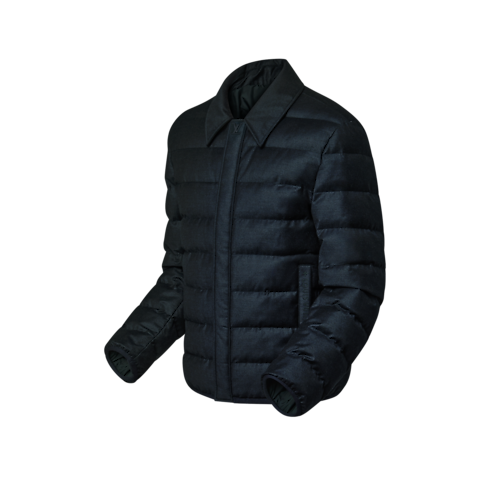 Wool-Silk Blend Light Down Blouson in Men's Ready-to-Wear Outerwear and Coats collections by Louis Vuitton (Product zoom)