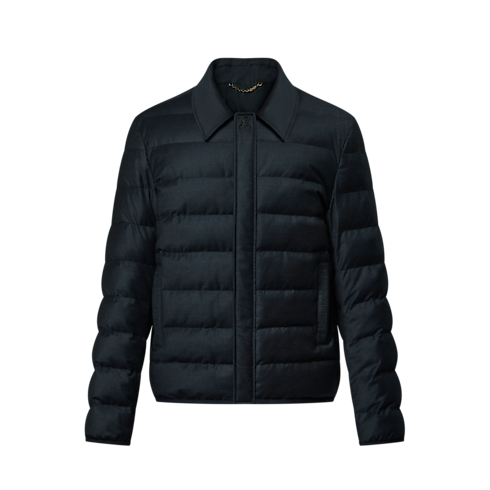 Wool-Silk Blend Light Down Blouson in Men's Ready-to-Wear Outerwear and Coats collections by Louis Vuitton (Product zoom)